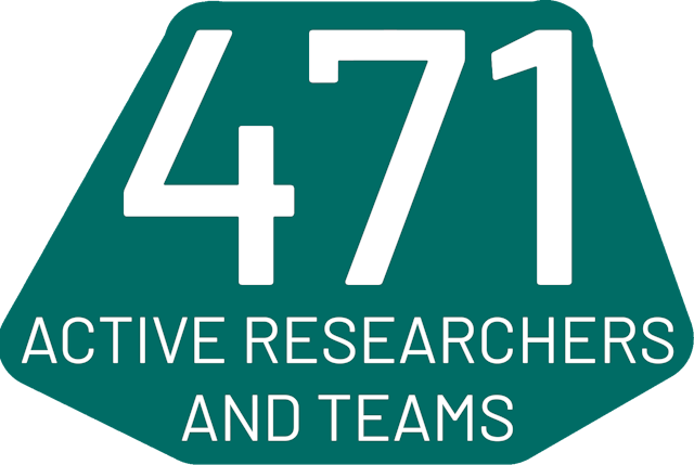 471 Active Researchers and Teams